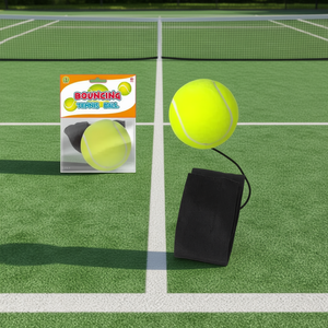 <b>Bouncing</b> Tennis <b>Ball</b> With Wrist Strap For Training Practice 6 Cm Diameter - Product Image 3