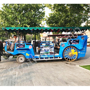 2024 Thiết Kế Mới Nhà Máy Giá Sang Trọng Ngựa Vận Chuyển Wagon Với 23 Chỗ Ngồi Công Suất Xe Ngựa/Ngựa Toa Xe/Ngựa Xe Ngựa - Product Image 2