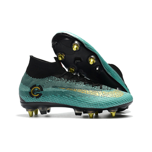 Botas de Fútbol Profesionales para Entrenamiento en Exteriores, Tacos para Terreno Blando, Tobillo Alto, VI <span class=keywords><strong>Cr7</strong></span> SG, Venta al Por Mayor de Fábrica - Product Image 3