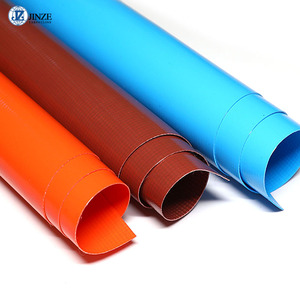 Bâche en polyester imperméable de qualité supérieure 650 g/m², bâches robustes imperméables vertes 450 g/m², fabricant de bâches en PVC - Product Image 1