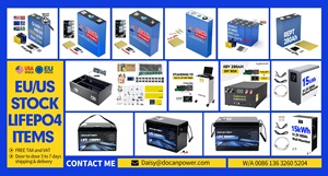 Daisy DIY LiFePO4 Espagne Groupe HSEV EVE LF280K LiFePo4 280Ah 310AH 3.2V Lithium Ion Accu 8000 Cycle Batterie Cellule Solaire Maison - Product Image 6