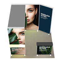 Boîte à lumière LED SEG portable personnalisée, en aluminium et PVC, pour stand d'exposition, boîtes lumineuses rétroéclairées, publicité pour stand de salon professionnel