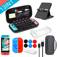Accessoires de jeux vidéo 10-en-1 12-en-1 13-en-1 15-en-1 Kit pour Nintendo Switch Kit de housse pour joystick