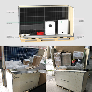 Sunpal USA Système solaire hybride et hors réseau 10kw 20kw 25kw Panneau solaire avec batterie et <span class=keywords><strong>onduleur</strong></span> pour la maison - Product Image 6