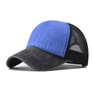 Gorra Trucker Personalizada Vintage, Unisex, de Lona, Mezclilla, Malla y Espuma, Ajustable, Lisa, de Algodón Lavado - Product Image 6