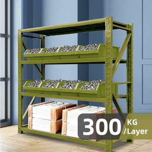 Chịu Lực 300Kg/Lớp Nhiệm Vụ Nặng Nề Có Thể Điều Chỉnh Thép Boltless Kim Loại Xếp Chồng Lưu Trữ Kệ Đơn Vị Giá - Product Image 5