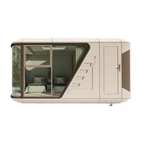 Maisons de plage modulaires, maison capsule préfabriquée de luxe
