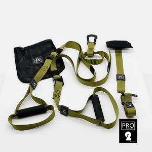 Entrenador de Suspensión para Fitness en Casa, Nailon y Acero Inoxidable, Capacidad de 250 kg, Gimnasio Interior, Yoga, Entrenamiento de Fuerza, Correa de Uso Universal - Product Image 3