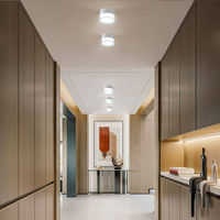 Lampu Downlight LED Modern Sederhana Akrilik Terpasang di Langit-langit Bulat untuk Ruang Tamu Kamar Tidur Lampu Langit-langit Bercahaya