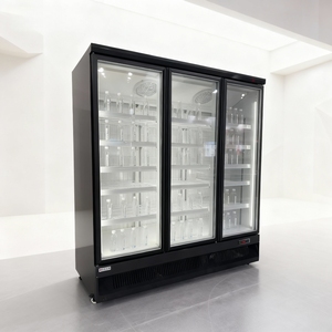 Thương mại thanh đồ uống hiển thị tủ Tempered Glass cửa tủ lạnh không khí cơ khí cho cửa hàng tiện lợi nước trái cây sữa - Product Image 3