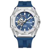 Reloj PAGANI YS010original para hombre, reloj mecánico completamente automático, luminoso, resistente al agua, esfera grande hueca, reloj para hombre de alta calidad