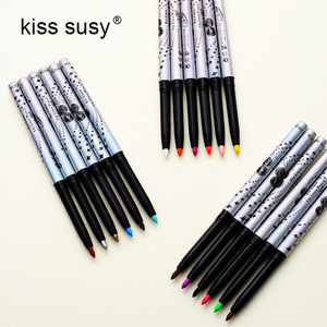 Kiss Susy 29-Color 2-en-1 <span class=keywords><strong>Eyeliner</strong></span> Lip Liner Gel Pen Nouveau Maquillage Liquide Minéral Rotatif Longue Durée Anti-Sueur Pas Facile Smudge - Product Image 5