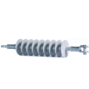 Precio razonable 40.5kV 100kN Aislante de tensión compuesto de polímero Materiales de aislamiento de porcelana de plátano para alto voltaje - Product Image 4