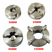 Vimly — mandrin de tour CNC à 3/4 mâchoires, 50/65/80/90/125mm, manuel, outils pour tour en métal et bois de bricolage