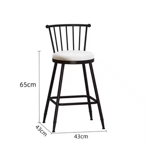 Hiện đại truy cập chiều cao kim loại thanh phân với vàng đánh bóng da chất lượng cao cho nhà Thanh ăn nhà hàng sử dụng - Product Image 4