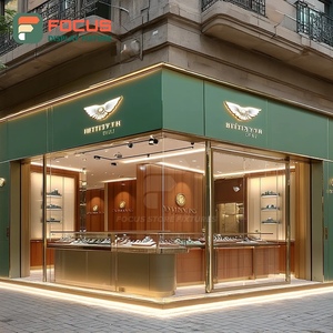 Fabricante de Vitrinas Minimalistas para Joyería, Acabado Laminado, Mostrador de Vidrio para Centro Comercial - Product Image 6