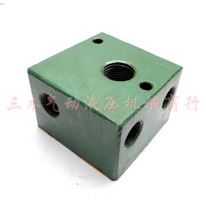 Bloque de Distribución Hidráulica de 6 Vías 02-1+YF con Válvula de Desbordamiento, Bloque de Circuito de Aceite de Acero al Carbono para Sistemas Hidráulicos - Product Image 2