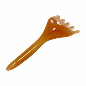 หวีนวดกัวซาแบบยาวห้าก้าน ทำจากเรซิ่นและขี้ผึ้ง ขายตรงจากโรงงาน - Product Image 2