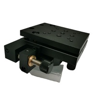 Plataforma Giratoria de Ajuste Fino JK 02TR014 de Aleación de Aluminio, 2 Dimensiones, Inclinación y Rotación, Capacidad de Carga de 2 kg, 1 Año de Garantía