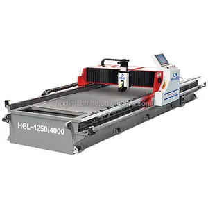 Fabrika satış 4 eksen yatay Cnc V metal sac dekorasyon için kanal açma makinesi HSL-1250x4000