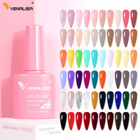 Nouvelle Couleur 2026 Venalisa Vip4 Vernis Gel Sans HEMA pour Ongles, Manucure French, Laque UV LED