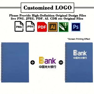 Carnet promotionnel personnalisé en gros avec logo coloré imprimé et sangle, idéal pour les entreprises, les écoles, les banques et les hôtels - Product Image 3