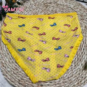 Amysi 189-18 #   Celana Dalam Boyshort Sutra Susu Tipis Motif Lucu untuk Remaja Putri Usia 10-15 Tahun - Product Image 5