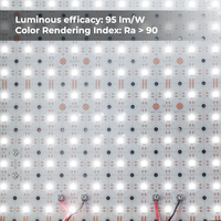 Panneau matriciel LED flexible de 10 m, 24 V, 2835, feuille de lumière blanche pour publicité, boîte lumineuse, plafond, décoration murale rétroéclairée