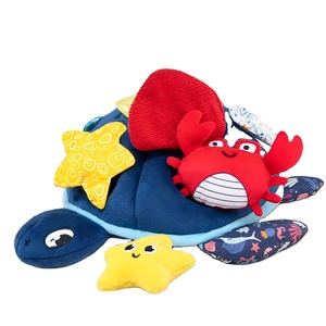 Juguete <span class=keywords><strong>de</strong></span> Peluche Interactivo Baby Peekaboo con Diseño <span class=keywords><strong>de</strong></span> Animales Marinos, Apto para Niños <span class=keywords><strong>de</strong></span> 0 a 3 Años, Juguete para el <span class=keywords><strong>Desarrollo</strong></span> <span class=keywords><strong>de</strong></span> la Coordinación Mano-Ojo - Product Image 1