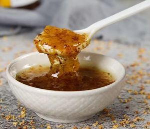 Salsa de té Osmanthus té de la leche JamOsmanthus salsa de <span class=keywords><strong>miel</strong></span> azúcar auténtico <span class=keywords><strong>jarabe</strong></span> comestible dulce botella de mermelada para hornear <span class=keywords><strong>jarabe</strong></span> de té de burbujas - Product Image 4