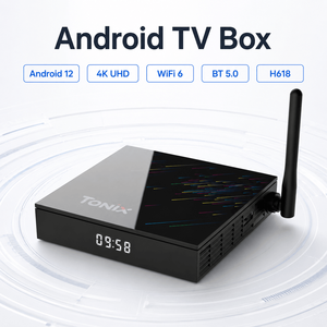 Hutron AVS2 VP9 4K Smart <span class=keywords><strong>TV</strong></span> Box Allwinner H618 Quad Core 2GB 16GB Android 12 WiFi6 Tarjeta TF Personalizada USB 3 Puertos - Product Image 1