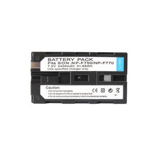 카메라 배터리 NP-F750 NP-F770 충전식 교체 디지털 리튬 배터리 44001050mAh - Product Image 3
