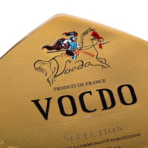 Mm3 Embossed Logo Custom Sticker Adhesive Paper Eco-friendly Waterproof Beverage Wine Juice <strong>Bottle</strong> <strong>Labels</strong> <strong>Fashionable</strong> JC - Product Image 2