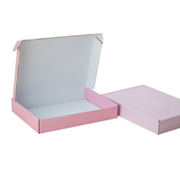 Boîte d'emballage simple en carton ondulé personnalisée, motif avion, estampage à chaud argenté, design artisanal, vente chaude