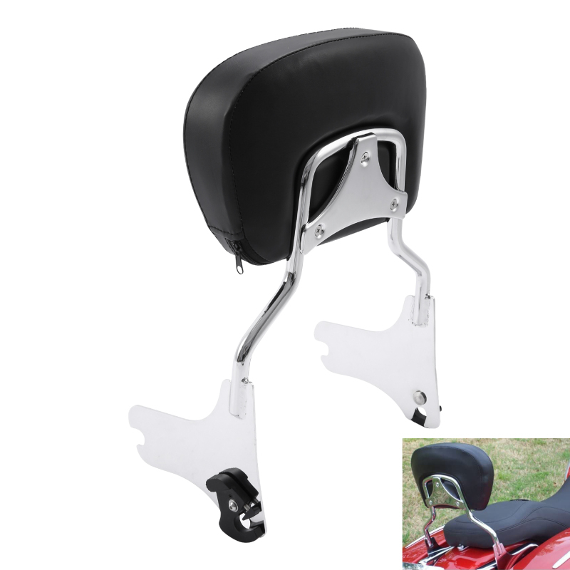 Detachable Passenger Backrest Sissy Bar For 1997-2008 Harley Touring Models - Road King, Street Glide & More