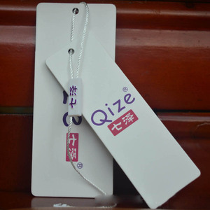 Étiquettes volantes en papier lin pour vêtements, étiquettes de prix avec ficelle et épingle de sûreté - Product Image 5
