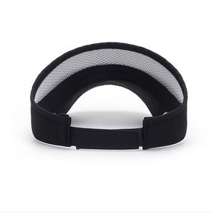 Viseras Deportivas al por Mayor para Golf y Running, con Logotipo Bordado Personalizado, de Secado Rápido, Ala Ancha, Transpirables, de Algodón Tipo Sandwich - Product Image 4