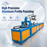 Equipo de Perforación Automática CNC para Perfiles de Aluminio, 6 Orificios, Hidráulico, Perforadora de Orificios Cuadrados para Tubos de Aluminio