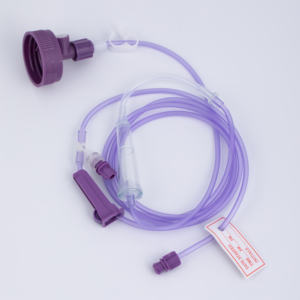 Set perlengkapan makan medis ENFit nutrisi pompa/Set makanan Enteral tipe gravitasi - Product Image 1
