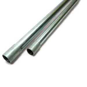 BS EN61386 Hot dipped galvanised inside and outside class 4 gi conduit