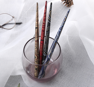 Recuerdos gótico Vintage regalo árabe caligrafía tinta dibujo pluma reemplazable Nibs elegante respetuoso con el medio ambiente pluma estilográfica de madera - Product Image 6