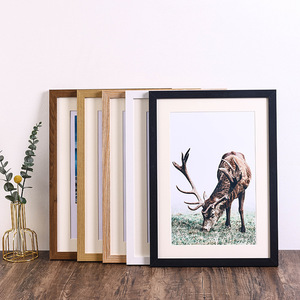 Factory Sale Customized Cheap 5" 6" 7" 8" 10" <b>A4</b> A3 MDF Black White Poster Picture Wood Photo <b>Frame</b> - Product Image 1