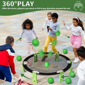 New Outdoor Toy for <b>Children</b> and Boys Multiplayer Game Catapult Large Disc a Diameter of 90Cm Equipped With 2 Balls - Product Image 2