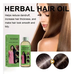 NESANDA bitkisel organik çay ağacı yağı saç büyüme anti-saç dökülmesi saç derisi tedavisi anti-kepek besleyici hızlı yeniden büyüme - Product Image 2