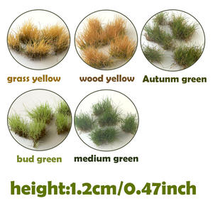 مقياس 12 (من من من من من طراز x x) منصة محاكاة العشب الممزقة يدويًا مجموعة بلاستيكية 1:64 - Product Image 3