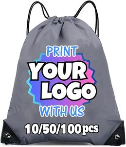 Custom Designed 30*40cm Portable Drawstring Backpack Brightly Colored Durable Promotional School and Sports Bag