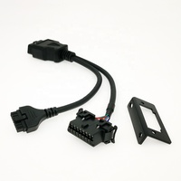 Cable Adaptador OBD2 de 16 Pines con Conector OBD2 a Molex Personalizado para Hombre y Mujer, con Soporte de Montaje