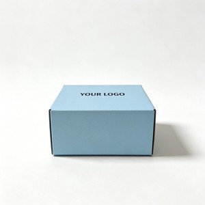 Caja de Papel para Envíos con Logotipo Personalizado, Caja de Cartón Corrugado Reciclable al por Mayor, Caja de Embalaje para Ropa Marrón - Product Image 3