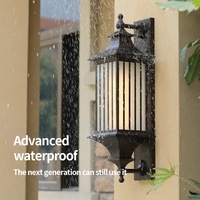 Appliques murales LED modernes en aluminium personnalisées, étanches, pour extérieur et jardin, avec garantie de 2 ans et adaptées à une distance de 5 à 15 mètres