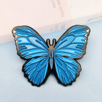 Broches et badges personnalisés en émail souple avec logo en alliage de zinc et fer, sans minimum de commande pour fabricants